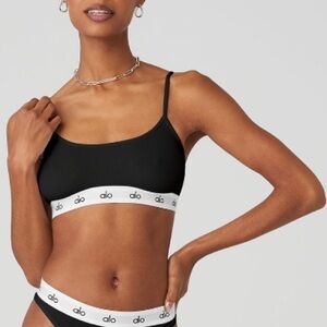 ALO Yoga Black Icon Cami Bra Pack